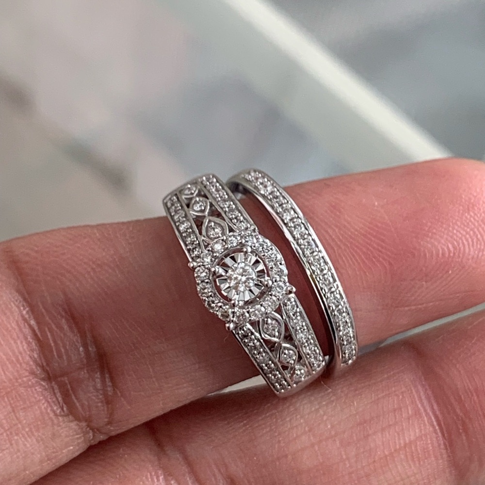 14k Gold Wedding Set